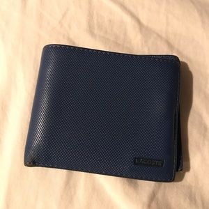 Lacoste Small Bifold Wallet - Blue